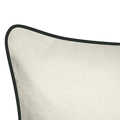 Edie@Home Celebrations "Mr & Mrs" Lumbar Decorative Pillow