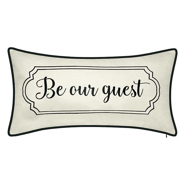 Be our guest store throw pillow