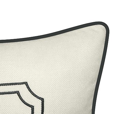 Edie@Home "Be Our Guest" Lumbar Decorative Pillow