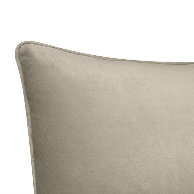 Edie@Home "Breathe" Beaded & Embroidered Velvet Decorative Pillow