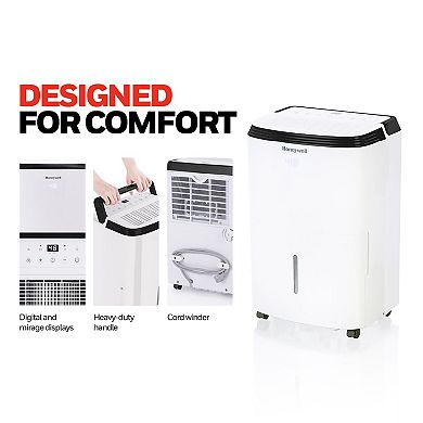 Honeywell Energy Star 30-Pint Dehumidifier with Washable Filter