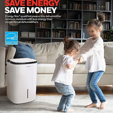 Honeywell Energy Star 30-Pint Dehumidifier with Washable Filter