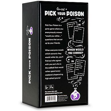 Dyce Pick Your Poison Card Game