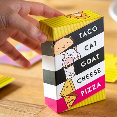 Taco Cat Goat Cheese Pizza Card Game by Dolphin Hat Games