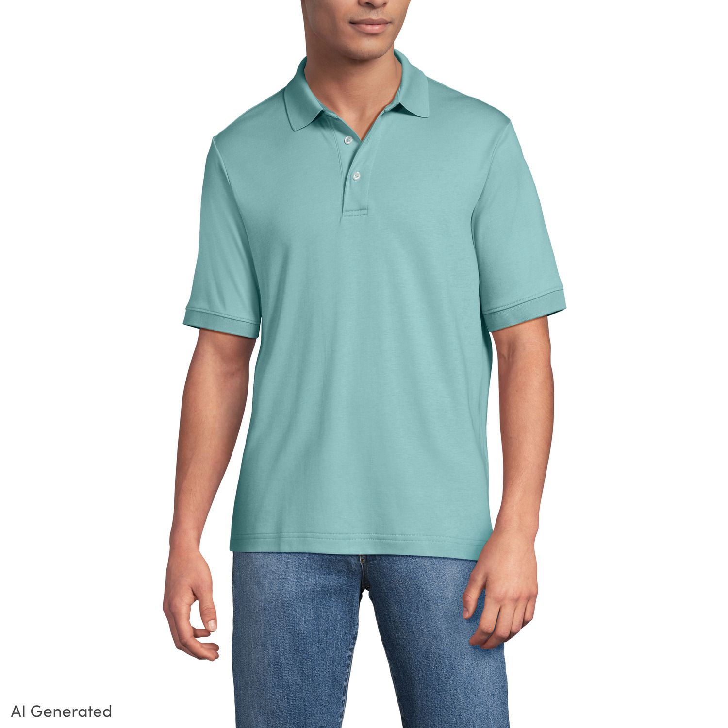 Men's Lands' End Super Soft Supima Polo