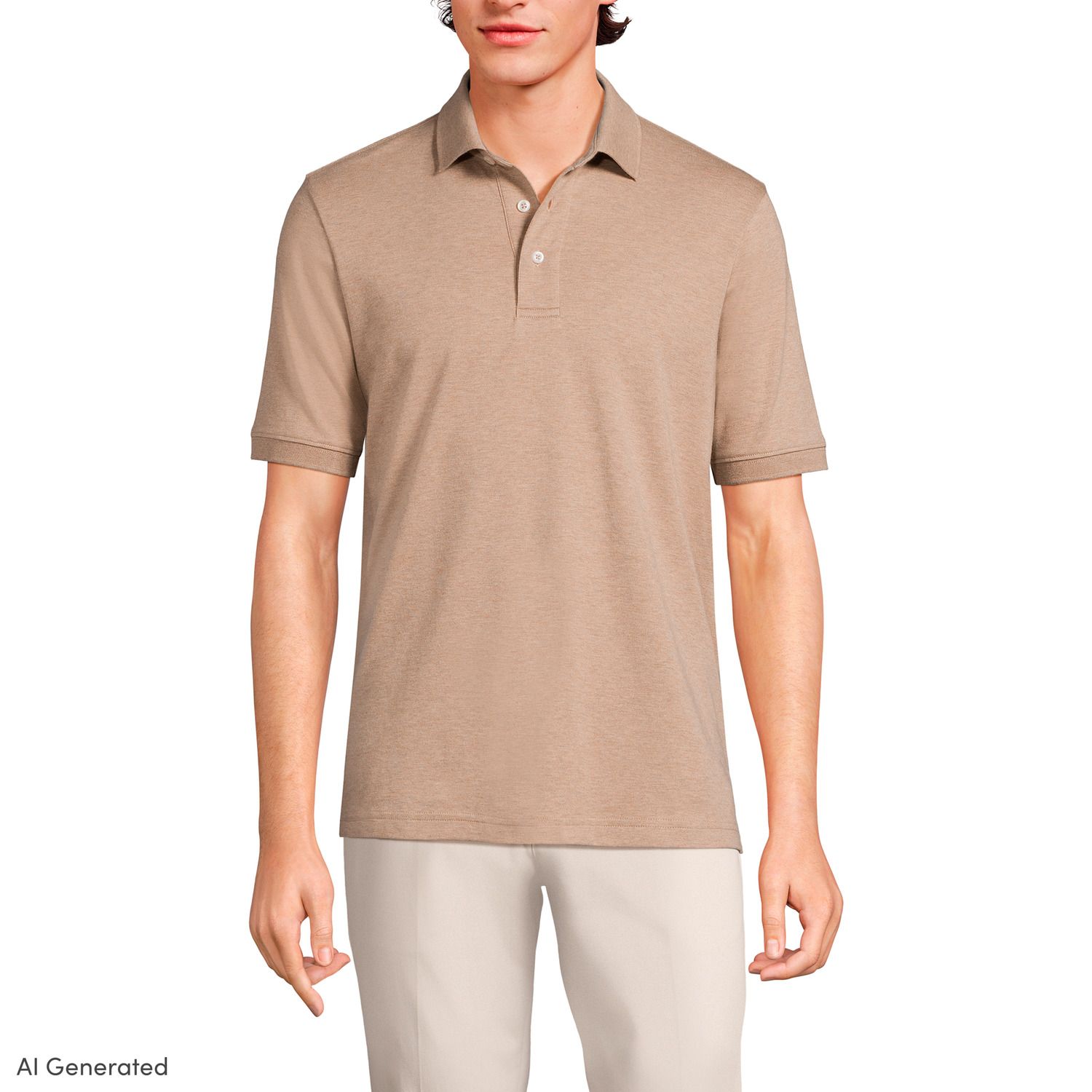 Men's Lands' End Super Soft Supima Polo