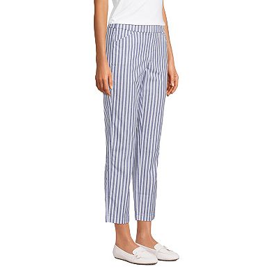 Women's Lands' End Pull-On Chino Crop Pants