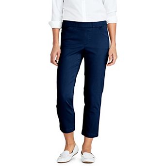 Women's Lands' End Pull-On Chino Crop Pants