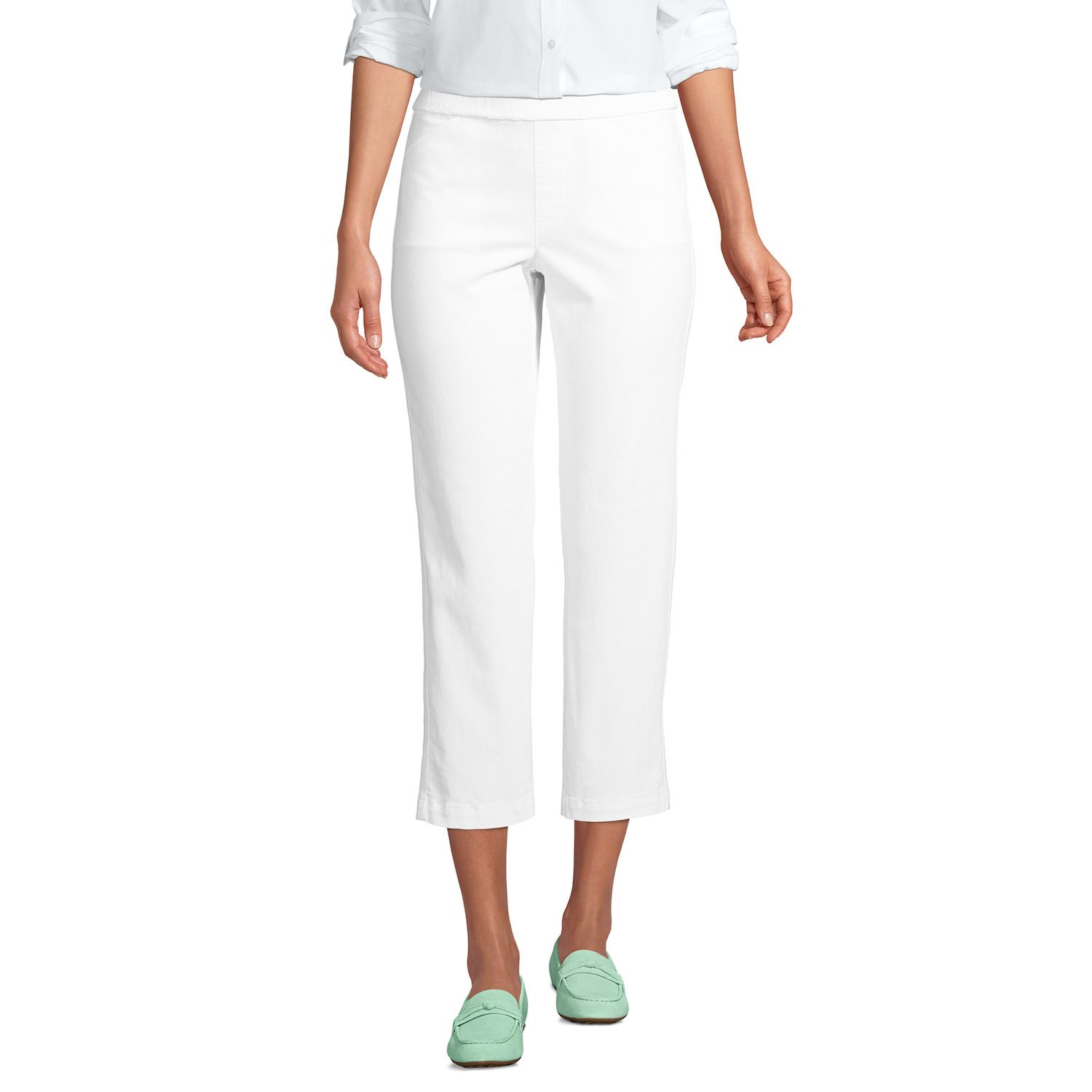 kohls white pants womens