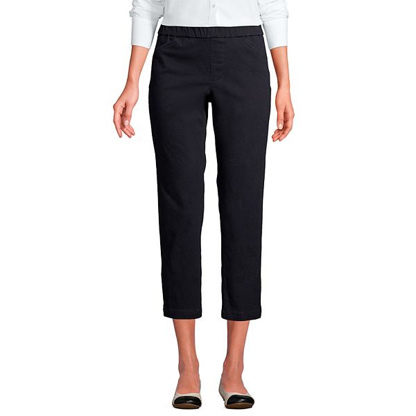 Petite Lands' End PullOn Chino Crop Pants