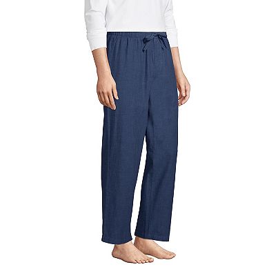 Men's Lands' End Broadcloth Pajama Sleep Pants