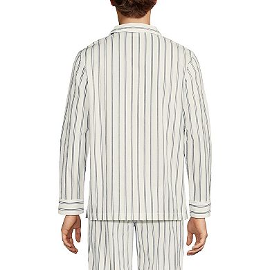 Men's Lands' End Broadcloth Pajama Sleep Shirt