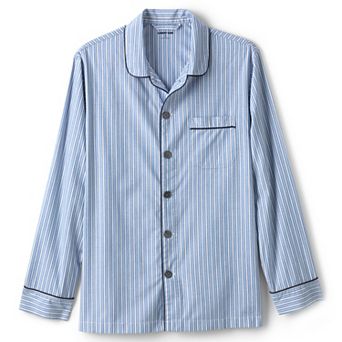 Big & Tall Lands' End Broadcloth Pajama Sleep Shirt