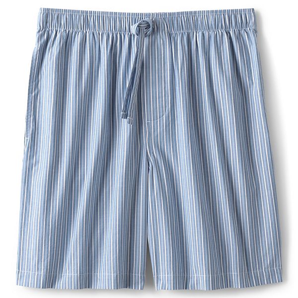 Men's Lands' End Broadcloth Pajama Sleep Shorts