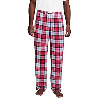 Men's Lands' End Solid Fleece Pajama Pants