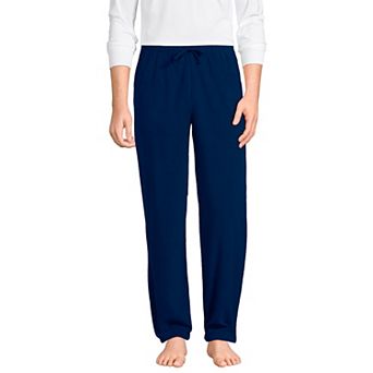Big & Tall Lands' End Solid Fleece Pajama Pants