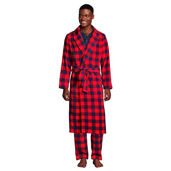Men's Lands' End Fleece Robe