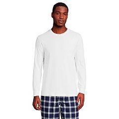 Mens White Pajama Tops Sleepwear Clothing Kohl s