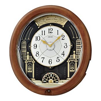 Seiko qxm478brh melody in motion clock hotsell