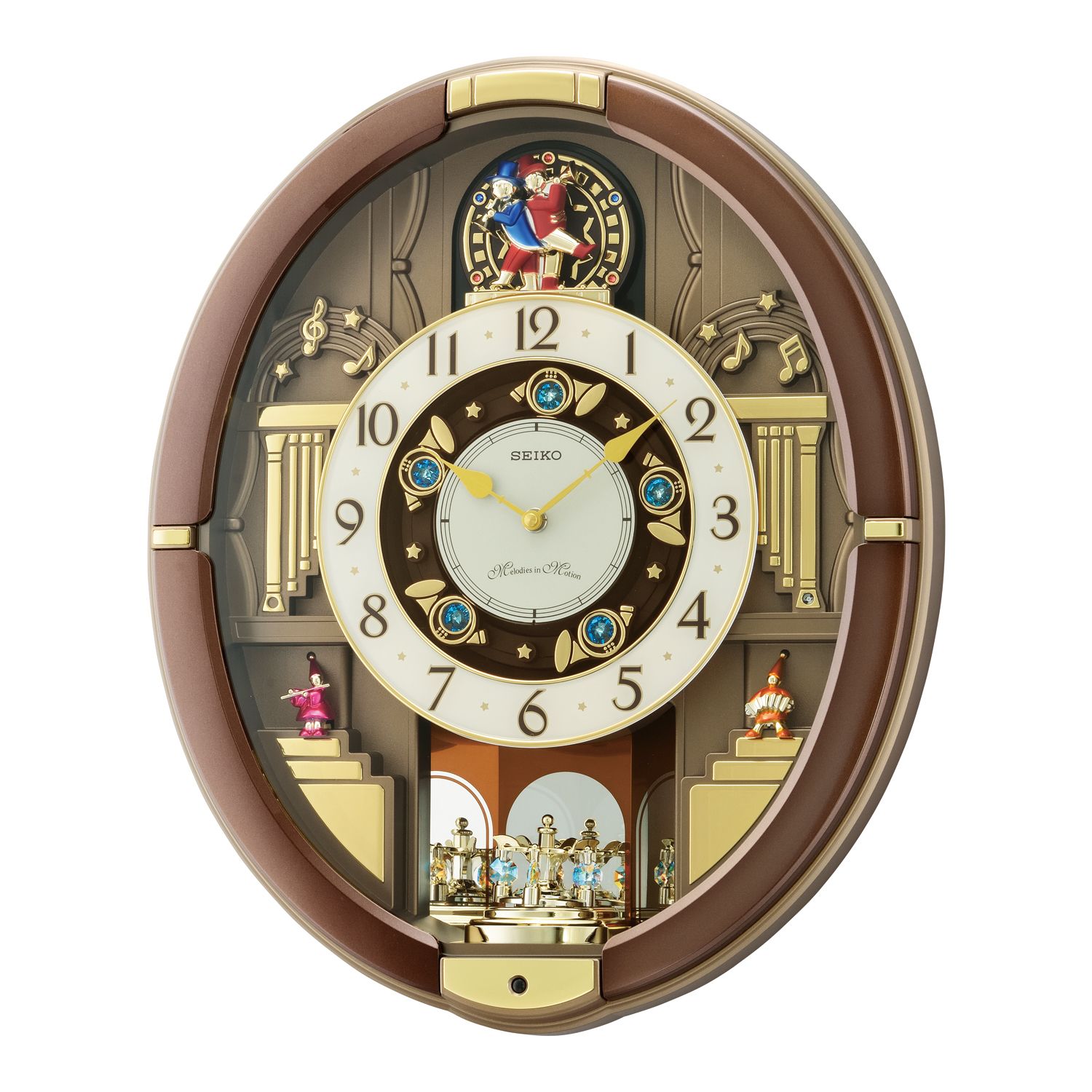 seiko clocks in motion