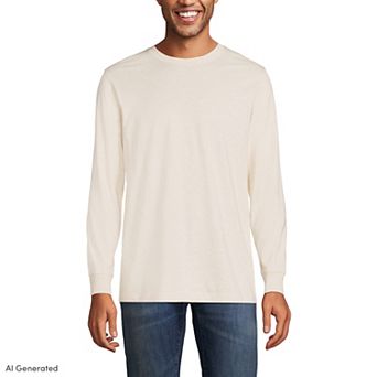 Men's Land's End Super-T Long Sleeve T-Shirt
