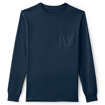 Men's Lands' End Super-T Pocket Tee