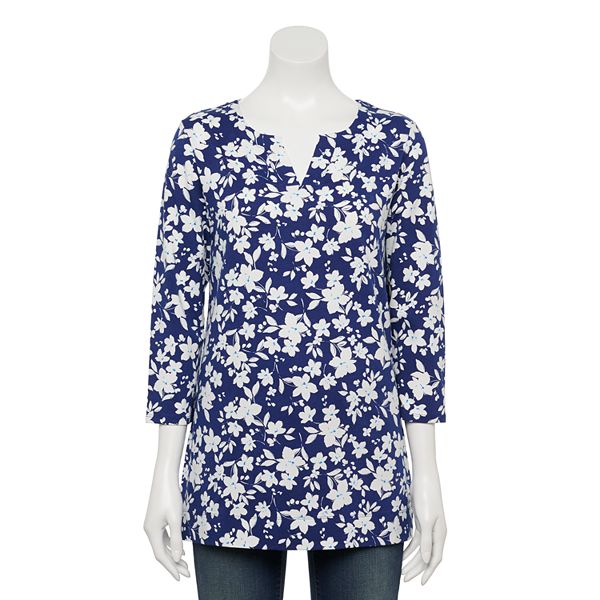 Women's Croft & Barrow® Splitneck Tunic
