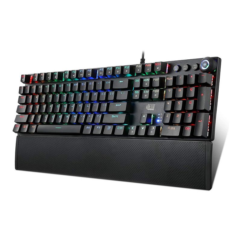 Adesso EasyTouch 650EB RGB Programmable Mechanical Gaming Keyboard, Multico