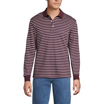 Big & Tall Lands' End Super Soft Long Sleeve Supima Polo