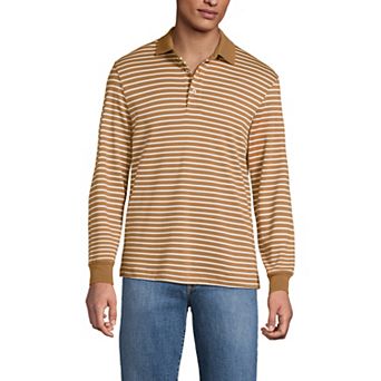 Big & Tall Lands' End Super Soft Long Sleeve Supima Polo