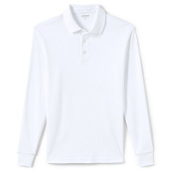 Big & Tall Lands' End Super Soft Long Sleeve Supima Polo