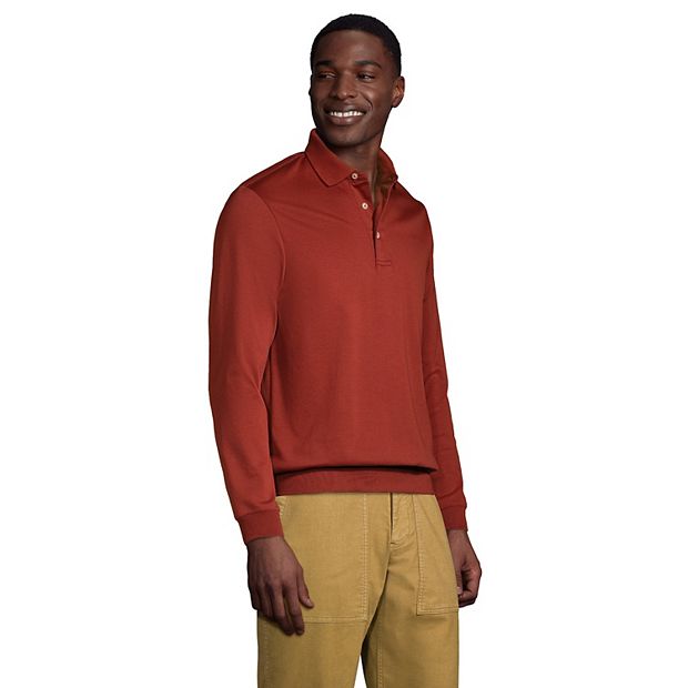Men's Custom Embroidered Banded Long Sleeve Supima Cotton