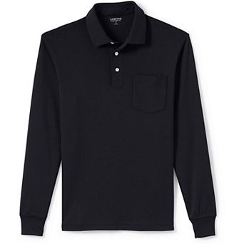 Men's Lands' End Classic-Fit Super Soft Supima Pocket Polo