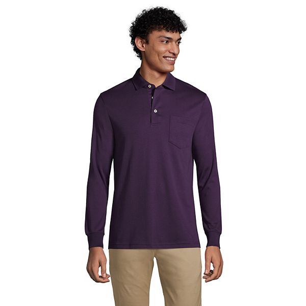 Lands end mens shop polo shirts with pocket