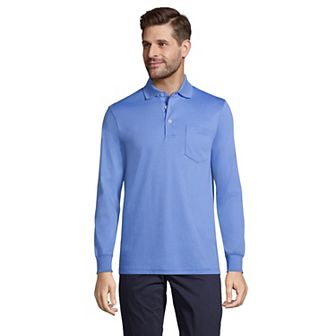Men's Lands' End Classic-Fit Super Soft Supima Pocket Polo
