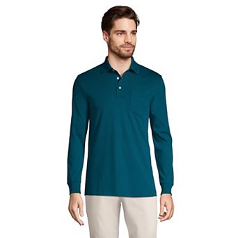 Men's Lands' End Classic-Fit Super Soft Supima Pocket Polo