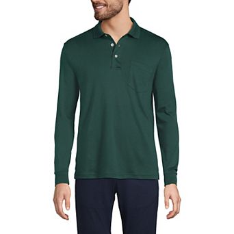 Men's Lands' End Classic-Fit Super Soft Supima Pocket Polo