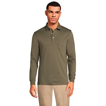 Men's Lands' End Classic-Fit Super Soft Supima Pocket Polo