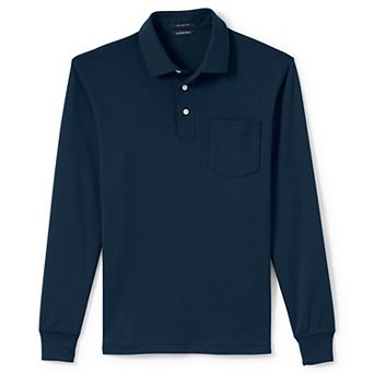 Men's Lands' End Classic-Fit Super Soft Supima Pocket Polo
