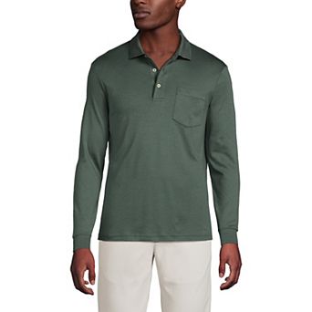 Men's Lands' End Classic-Fit Super Soft Supima Pocket Polo
