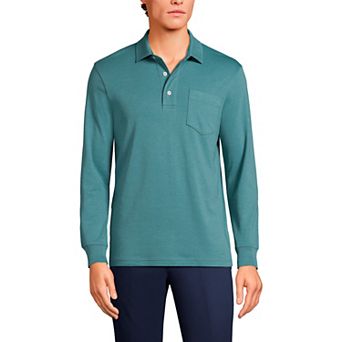 Men's Lands' End Classic-Fit Super Soft Supima Pocket Polo