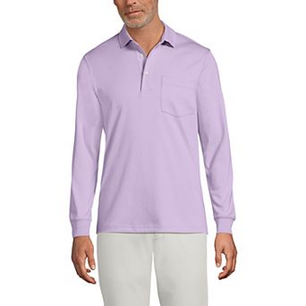 Men's Lands' End Classic-Fit Super Soft Supima Pocket Polo