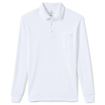 Men's Lands' End Classic-Fit Super Soft Supima Pocket Polo
