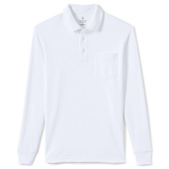 Men's Lands' End Classic-Fit Super Soft Supima Pocket Polo