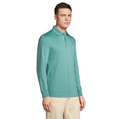 Big & Tall Lands' End Classic-Fit Super Soft Supima Pocket Polo