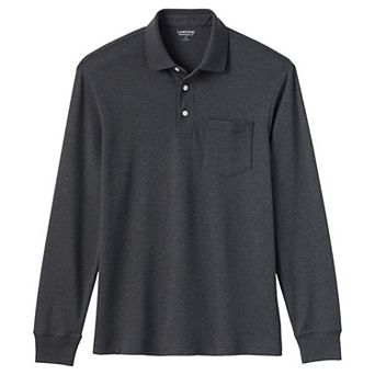 Big & Tall Lands' End Classic-Fit Super Soft Supima Pocket Polo