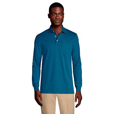 Big Tall Lands End Classic Fit Super Soft Supima Pocket Polo