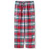 men's sherpa lined flannel pajama pants