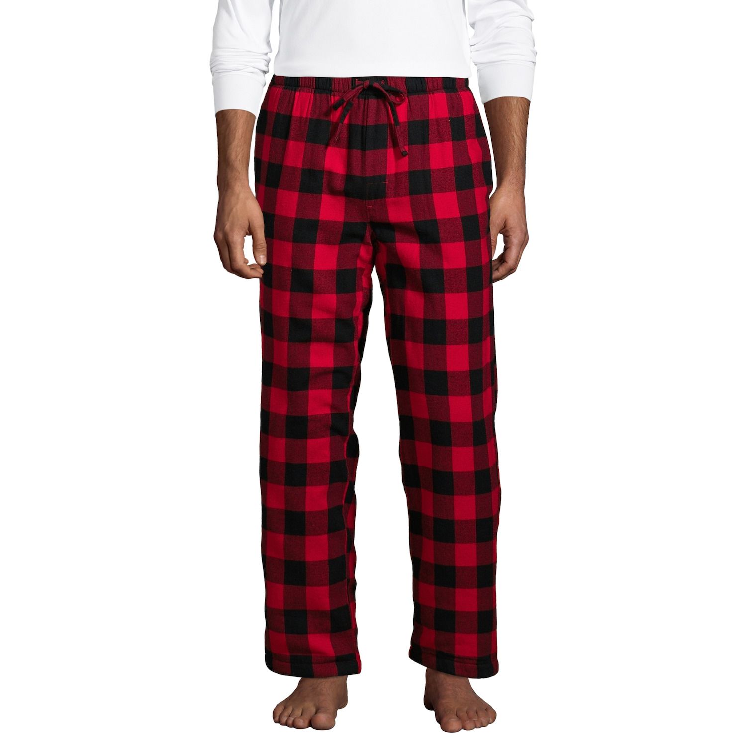 mens sherpa lined pajama pants