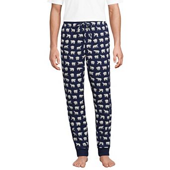 Men's Lands' End Flannel Jogger Pajama Pants